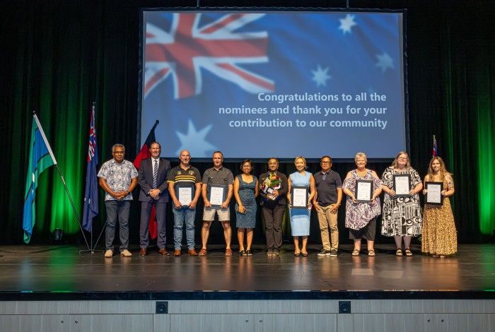 The 2025 Community Awards winners onstage