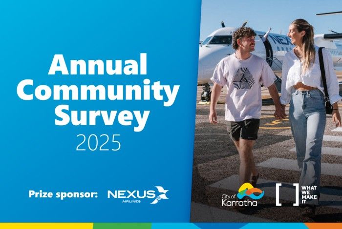Annual Community Survey poster