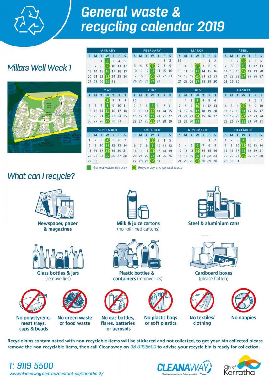 Recycling Bin Service City of Karratha