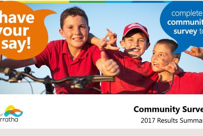 2017 Community Survey results summary