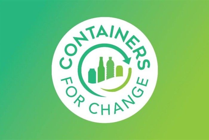 container for change logo 