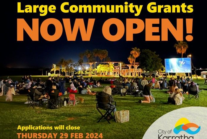 Large Community Grants are open