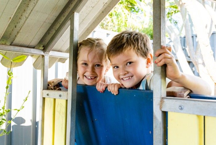 Children smiling