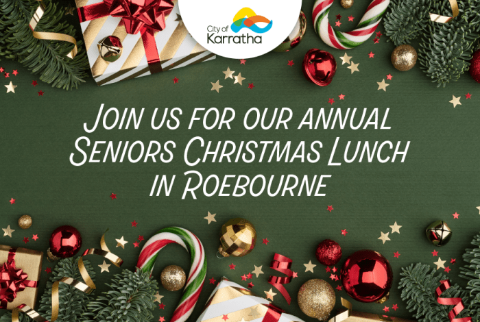 Seniors Christmas Lunch in Roebourne