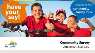 2018 Community Survey results summary 