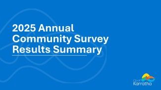 2025 Community Survey results summary
