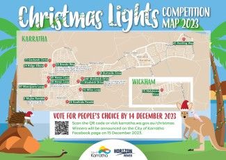 Christmas Lights Map
